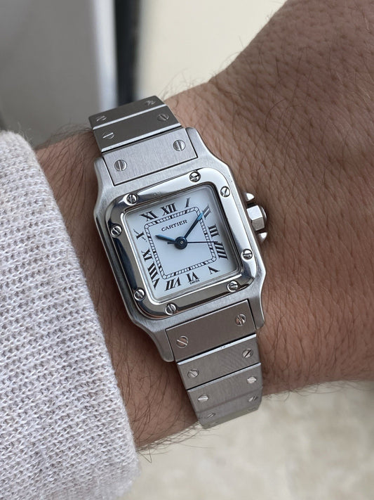 Vintage Cartier Santos Carrée 24mm Automatic Full Set