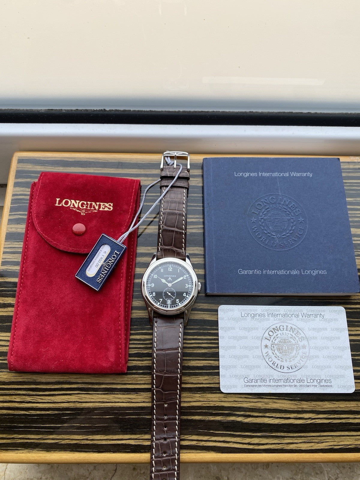 Longines Heritage Military Automatic limited edition, New Old Stock Full Set