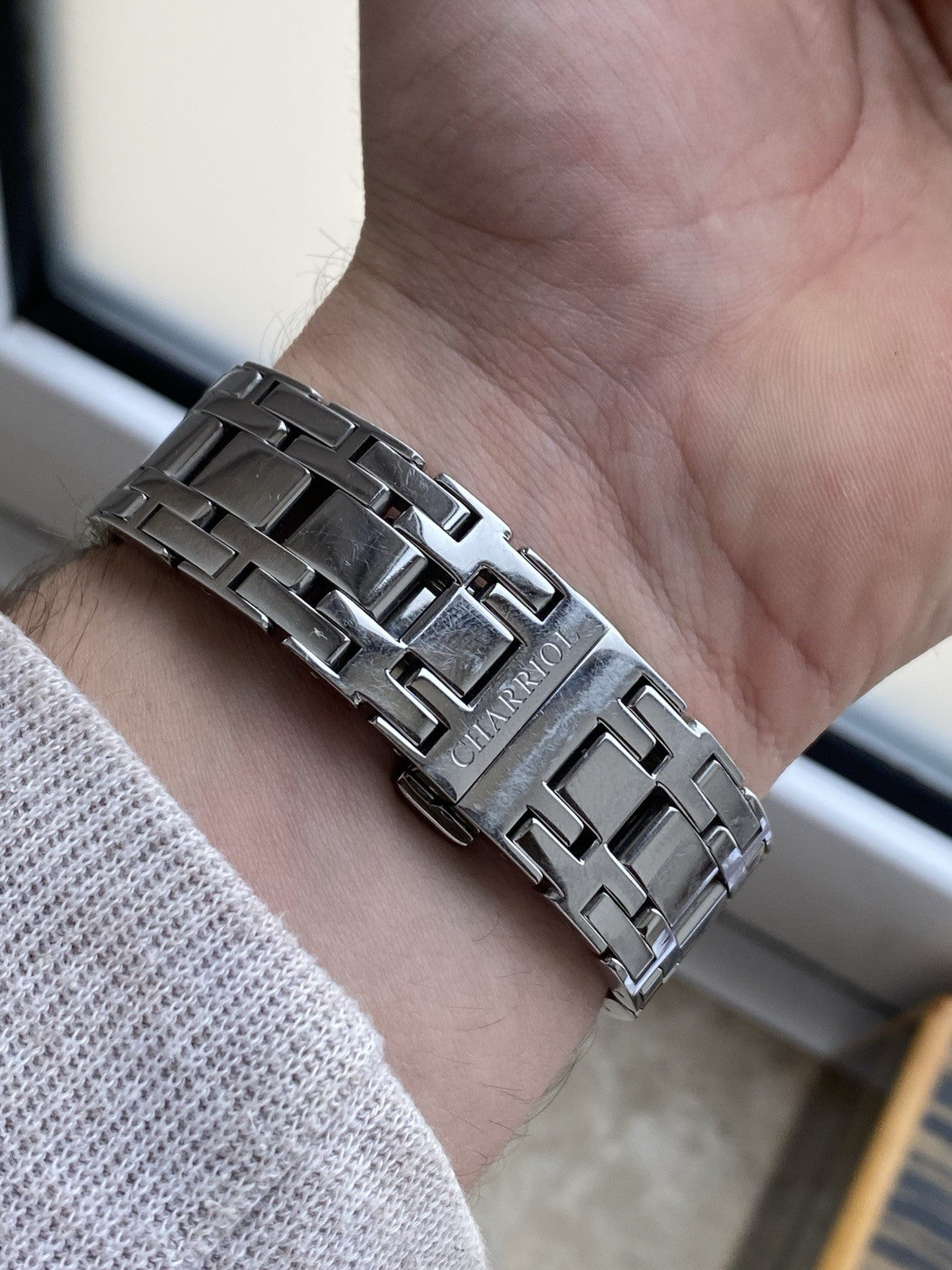 CHARRIOL ROTONDE RT42 Automatic Watch White Stainless Steel With Papers