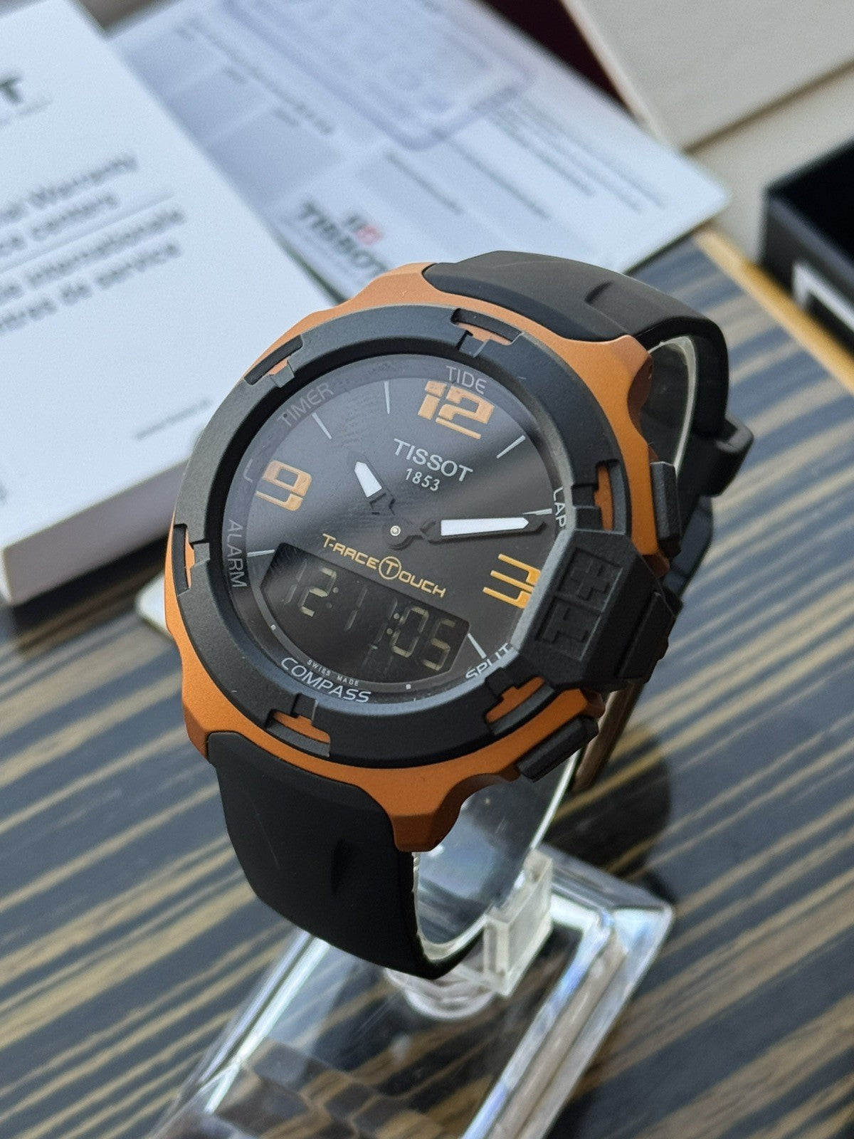 Tissot T-Race Touch Orange Brand New / Full Set 