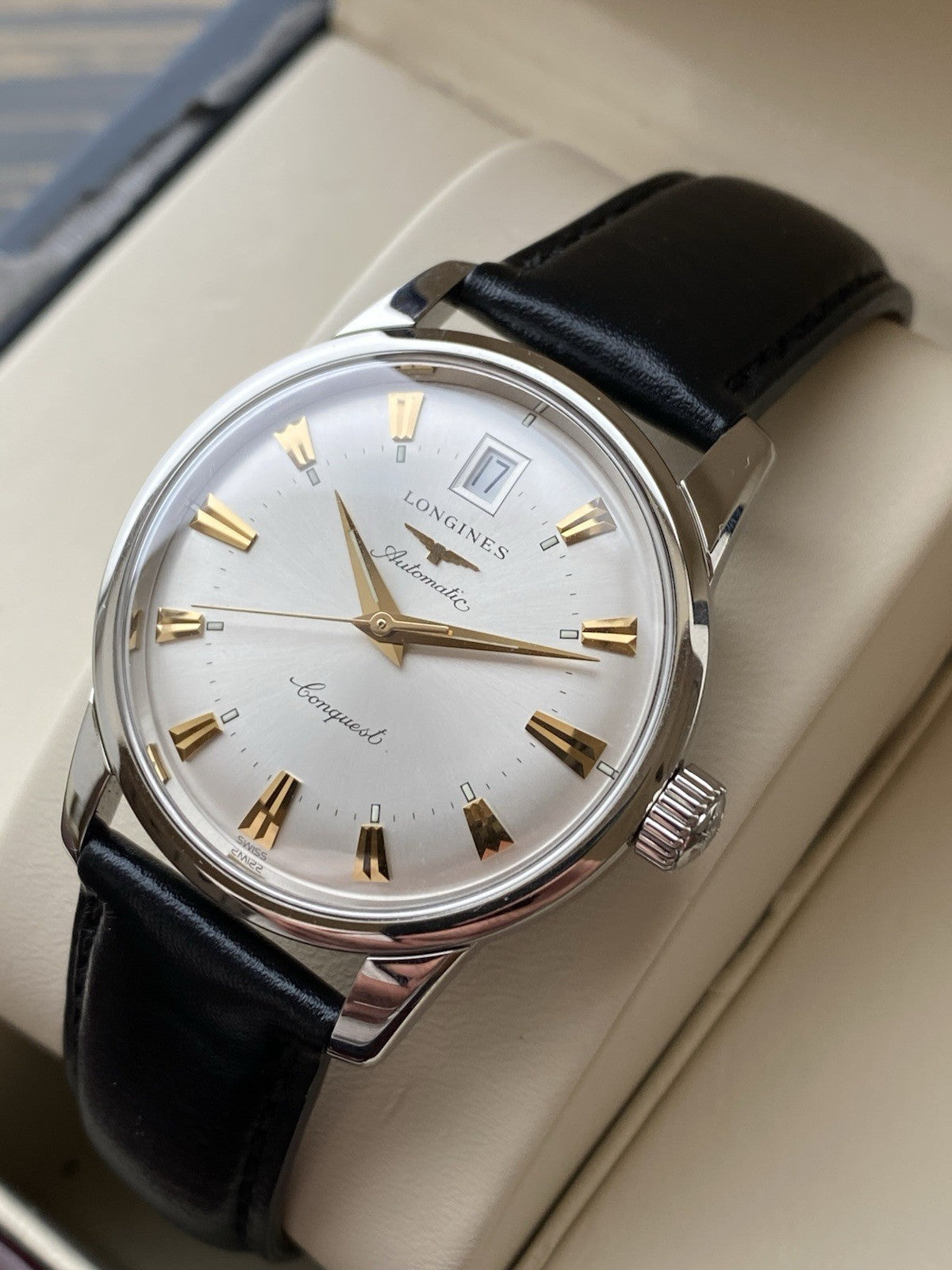 Longines Conquest Heritage Automatic 35mm Watch - Full Set - Crisp Condition