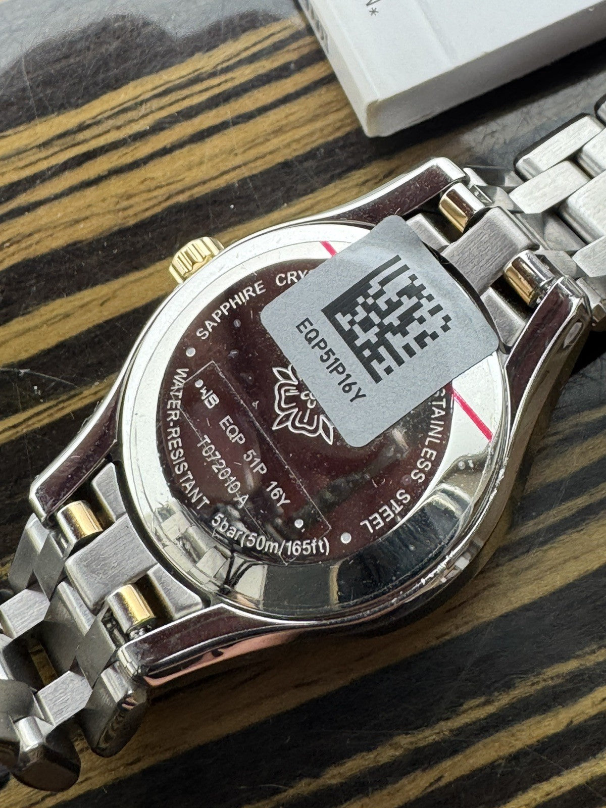 Tissot Flamingo quartz Brand New / Full Set gold and white