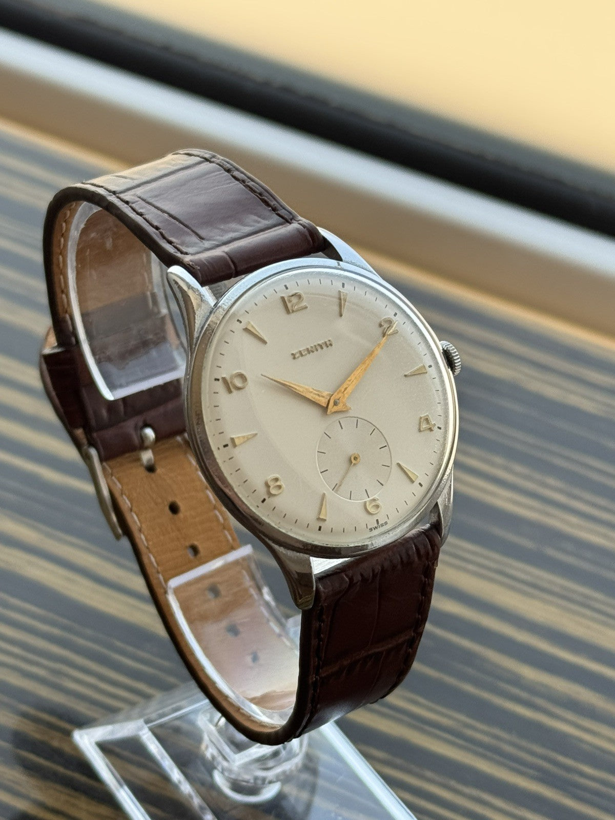 Vintage Zenith Jumbo Mechanical Watch 38mm