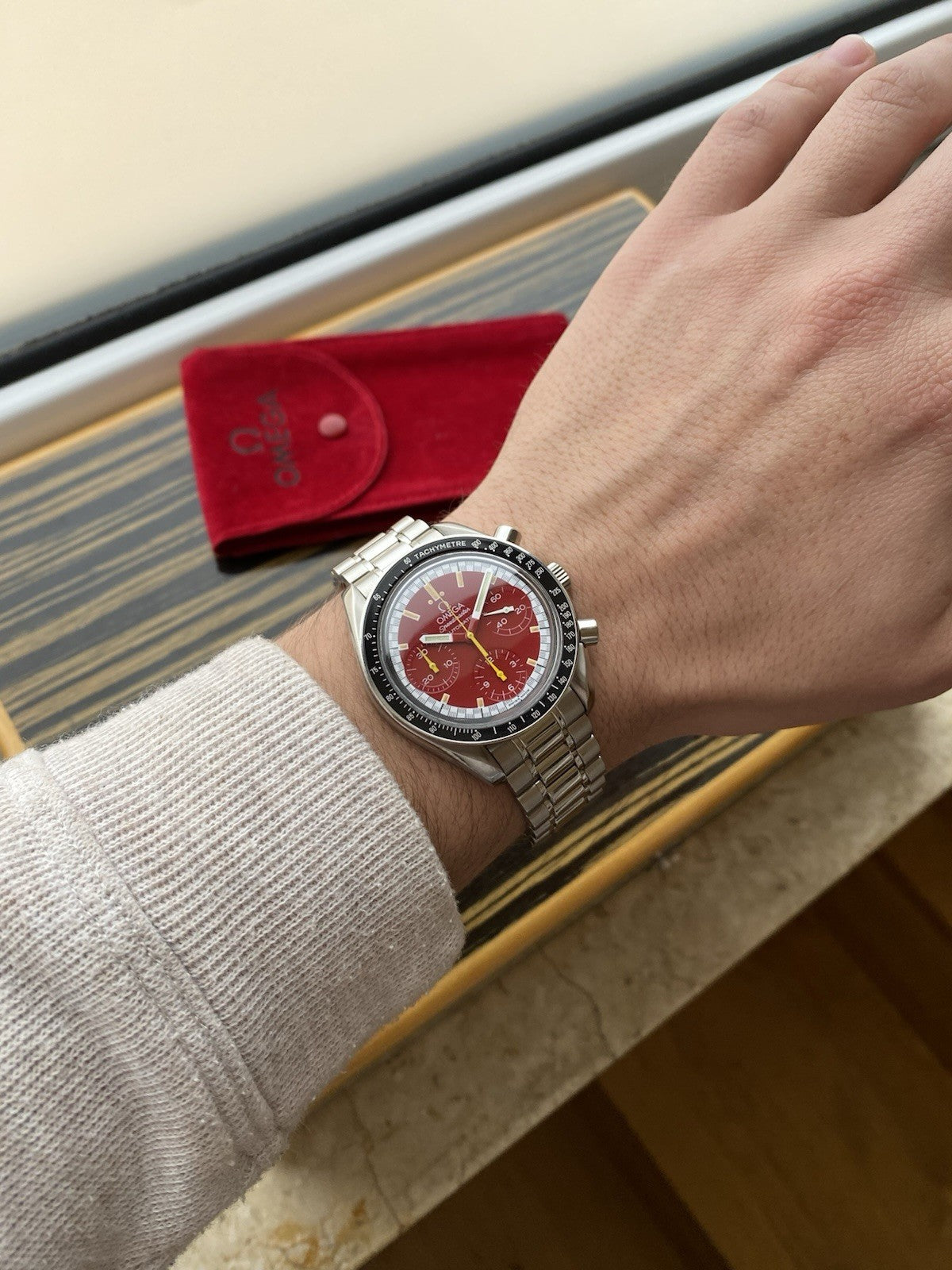 Omega Speedmaster Schumacher Reduced Automatic Chronograph