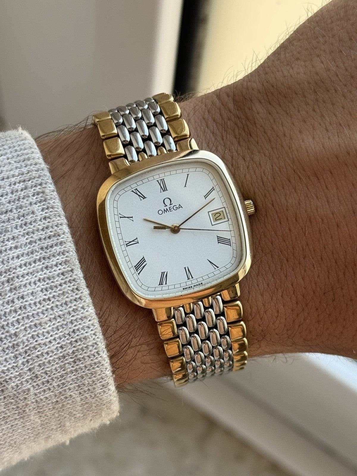 Vintage Omega De Ville TV Quartz Watch