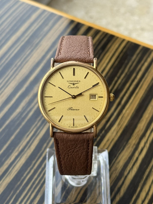 Longines Presence Date Classic 33mm Quartz Watch