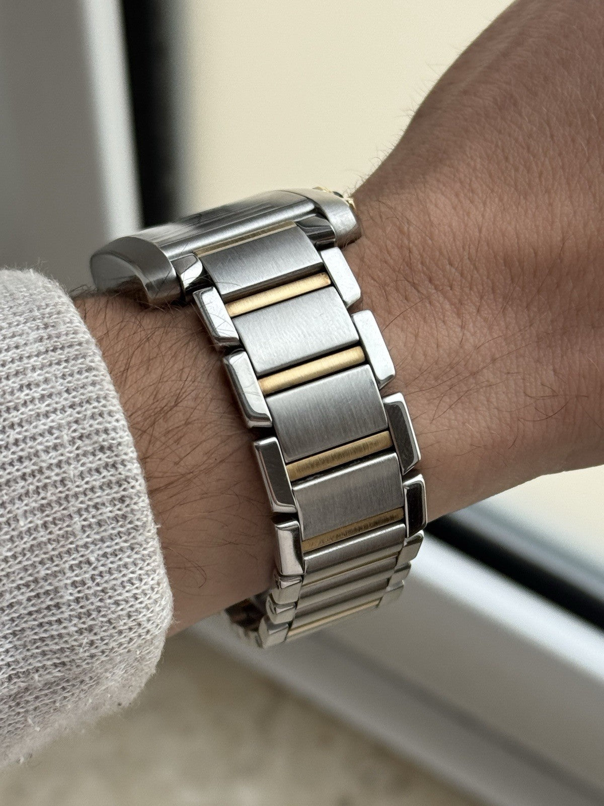 CARTIER Tank Française Chrono 2303 Quartz Steel And Gold