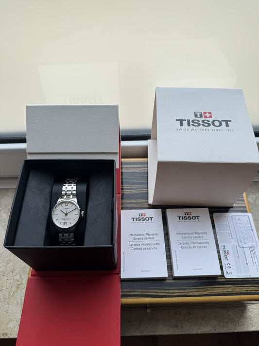 Tissot Chemin des Tourelles Powermatic 80 lasies watch 