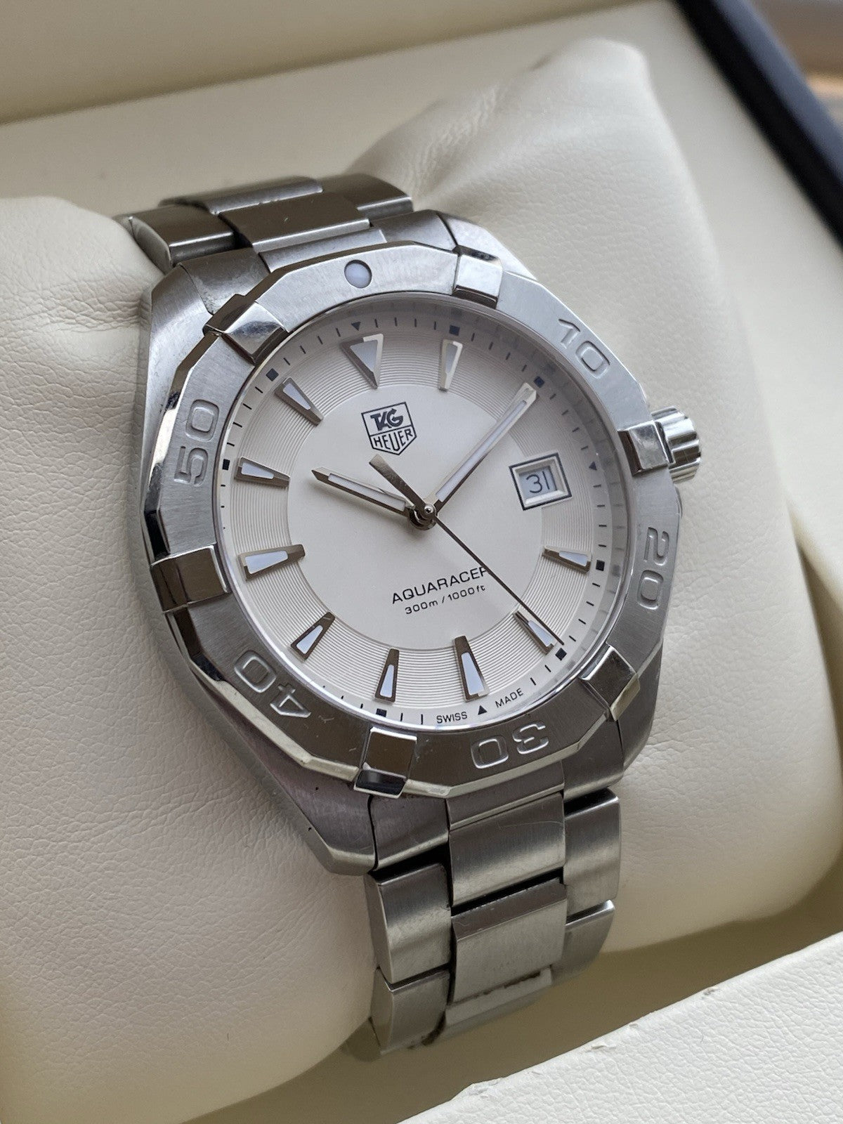 Tag Heuer Aquaracer 41mm Quartz Watch Full Set 2016