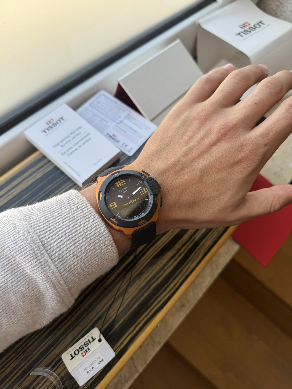 Tissot T-Race Touch Orange Brand New / Full Set 