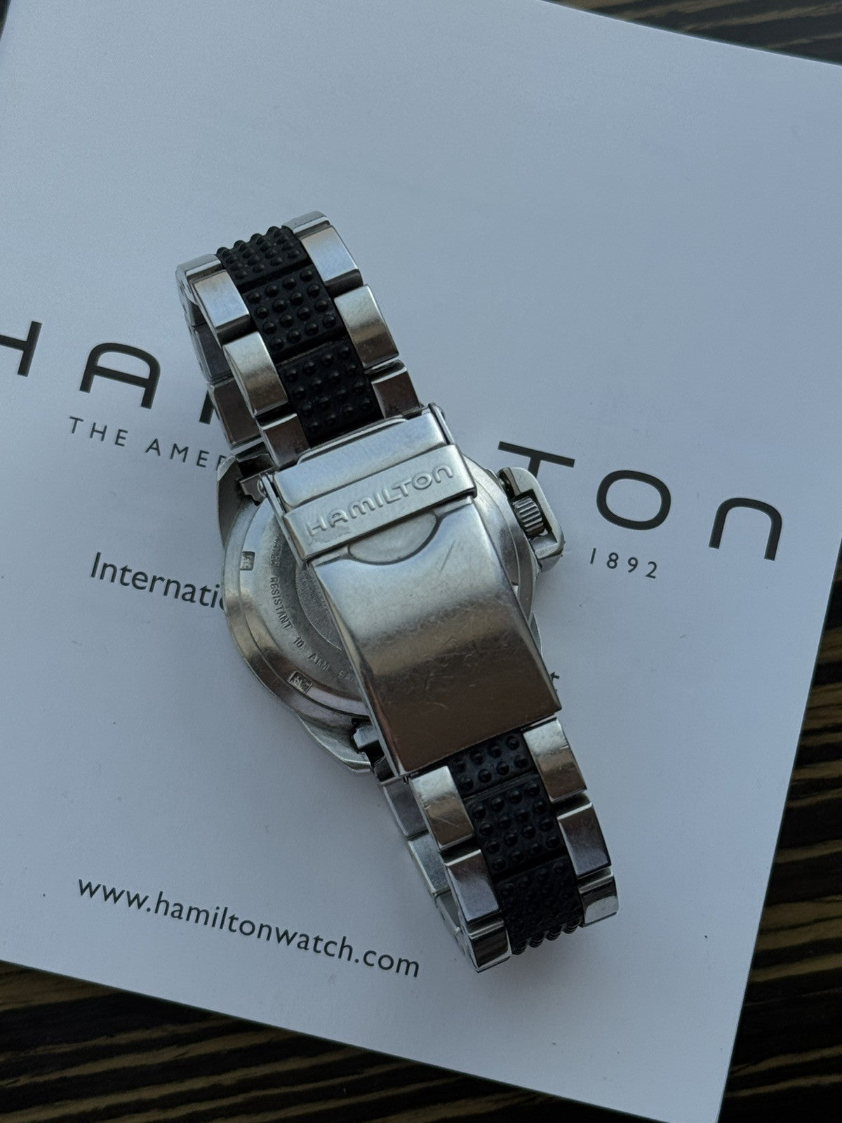 Hamilton Khaki Quartz watch for men 34mm