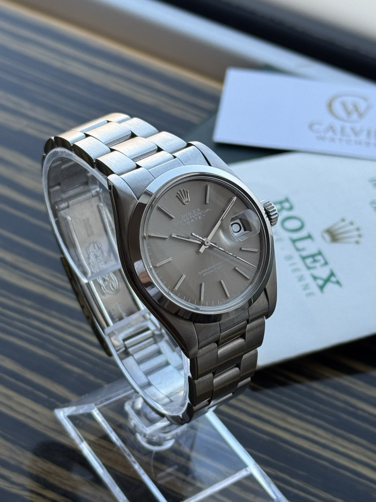 Rolex Date 34mm Full Set Automatic Vintage Watch Ref 1500