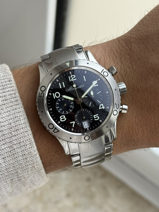 Breguet Type XX Automatic 39mm Chronograph Watch ref 3820