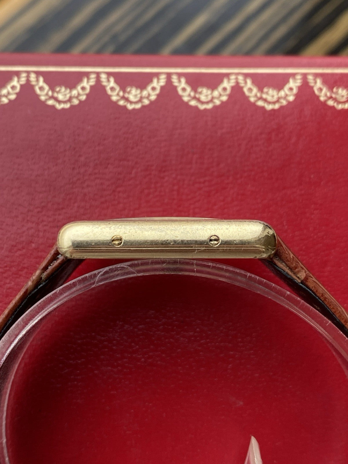 Must de Cartier Tank Vermeil Quartz Ladies Watch