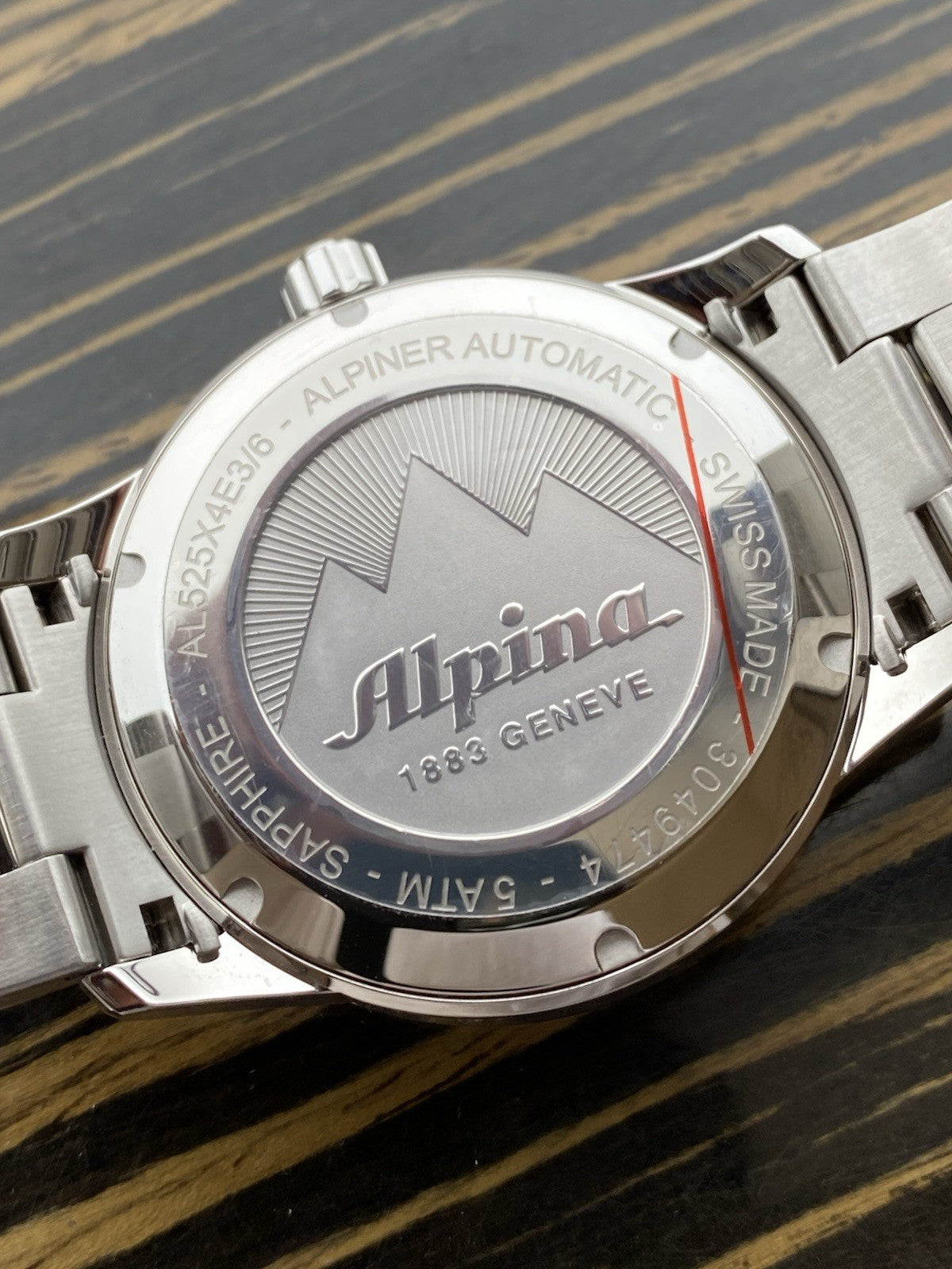 NOS Alpina Alpiner Black Automatic Watch