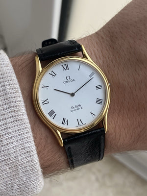 Reloj de cuarzo vintage Omega De Ville