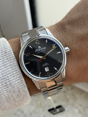NOS Alpina Alpiner Black Automatic Watch