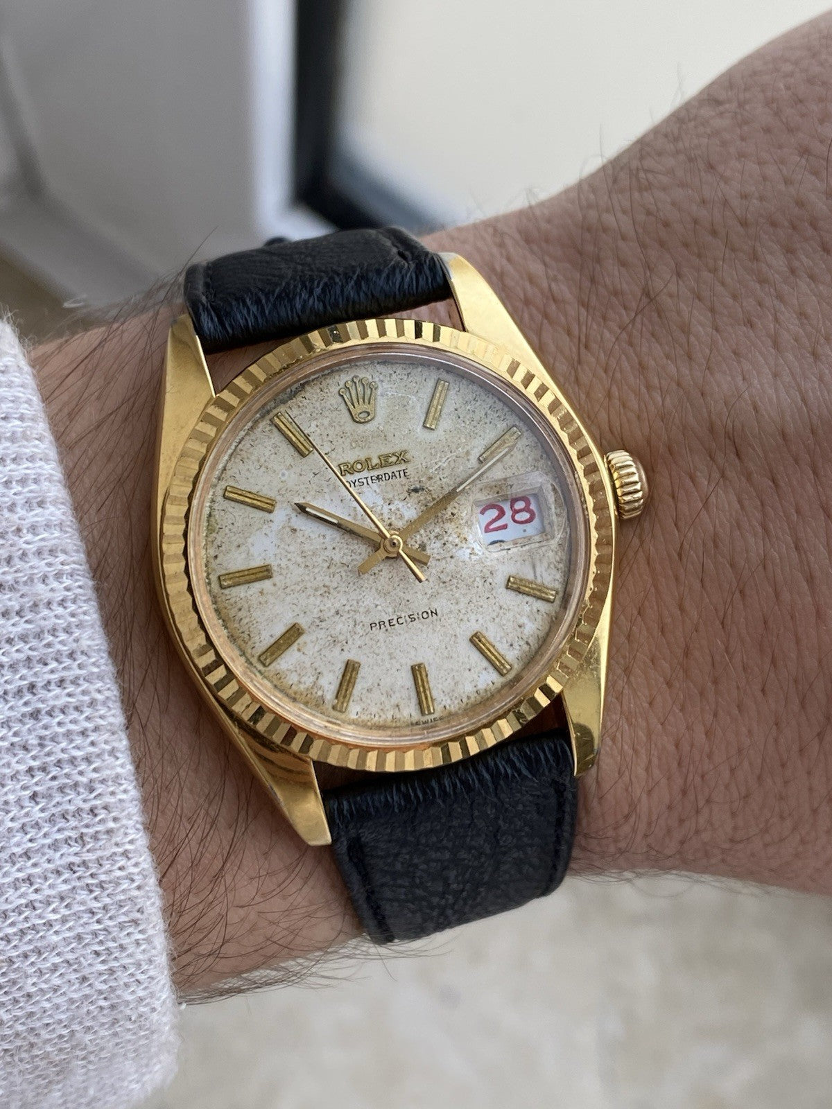 Rolex OysterDate Precision Vintage Watch Ref 6694