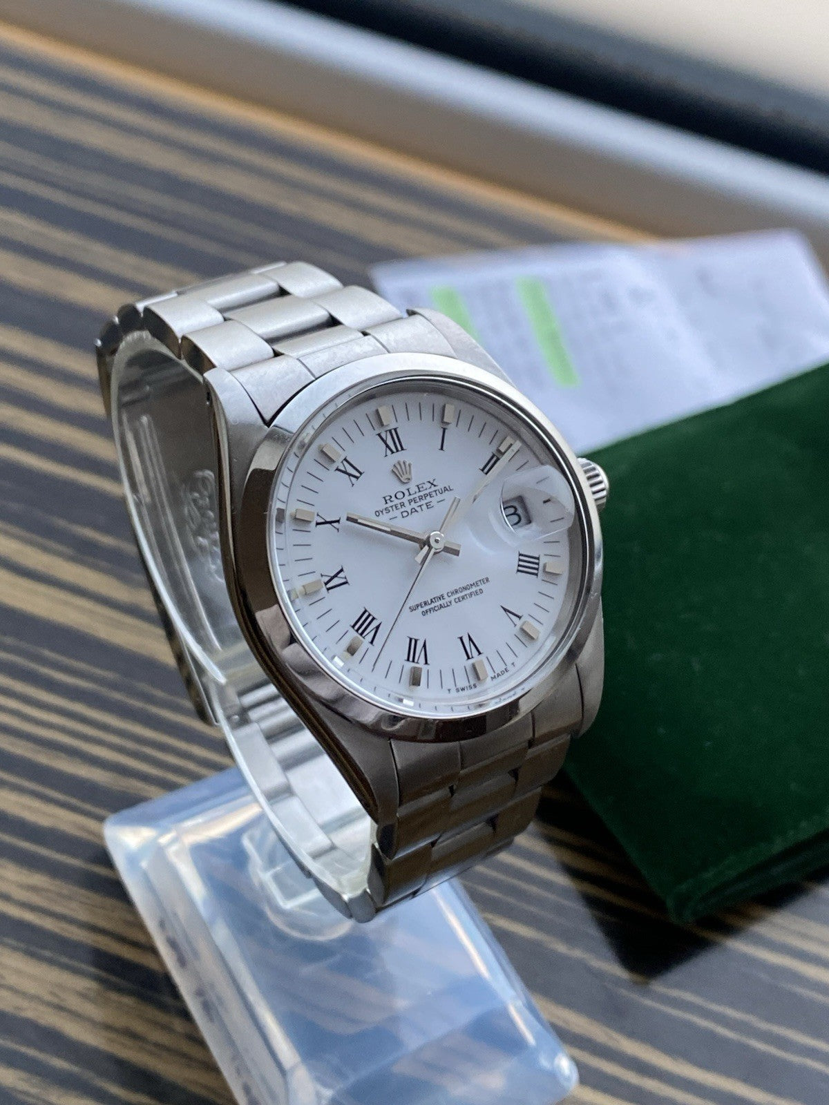 Rolex Date 34mm Automatic Vintage Watch Ref 1500