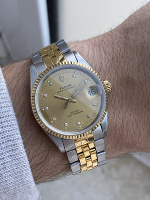 Tudor Prince Oysterdate Rotor de cuerda automática