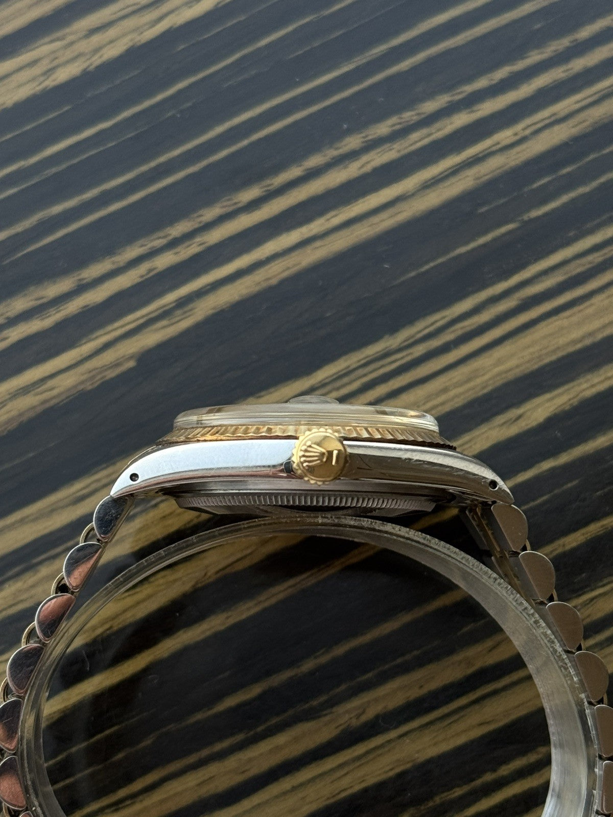 Rolex Datejust 36mm Two-Tone Automatic Vintage Watch ref 1601
