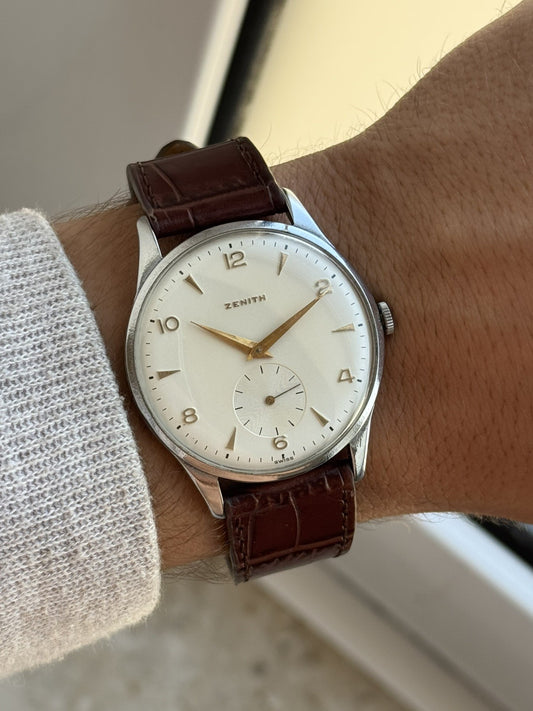 Vintage Zenith Jumbo Mechanical Watch 38mm