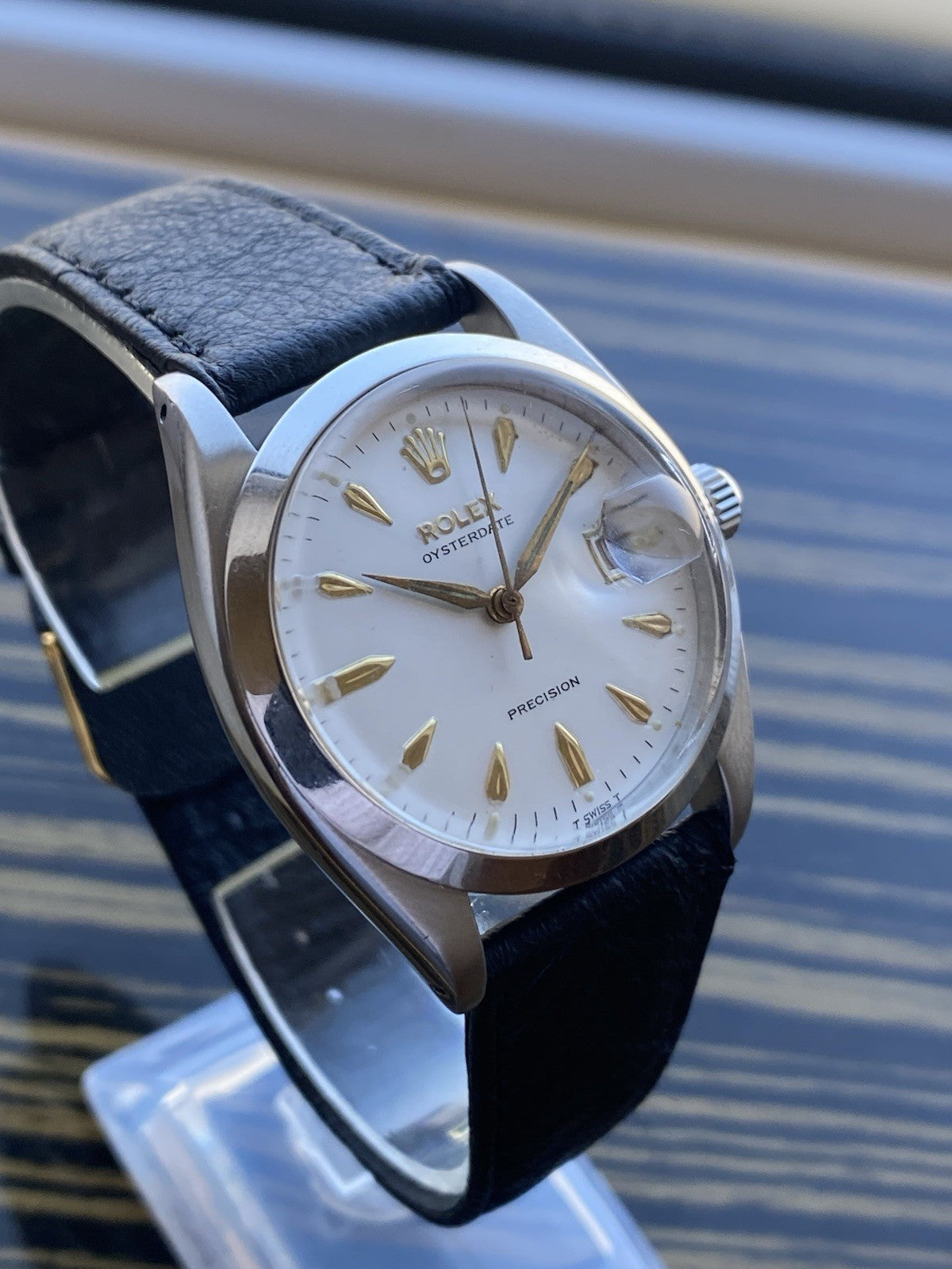 Rolex OysterDate Precision Vintage Watch Ref 6694