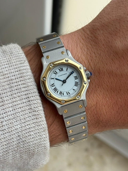 Vintage Cartier Santos Octagon Automatic ladies watch 