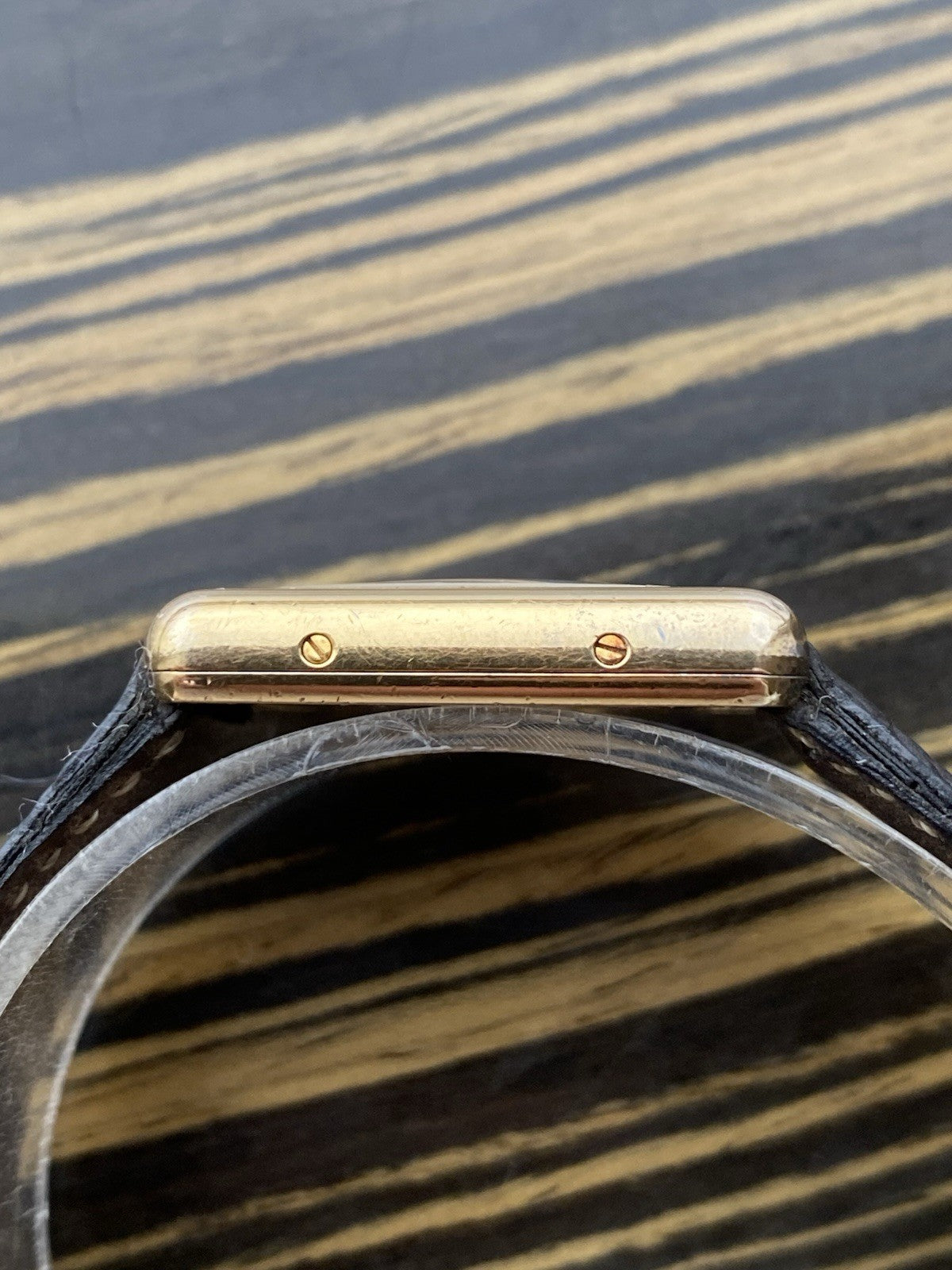 Must de Cartier Tank Vermeil Quartz Ladies Watch
