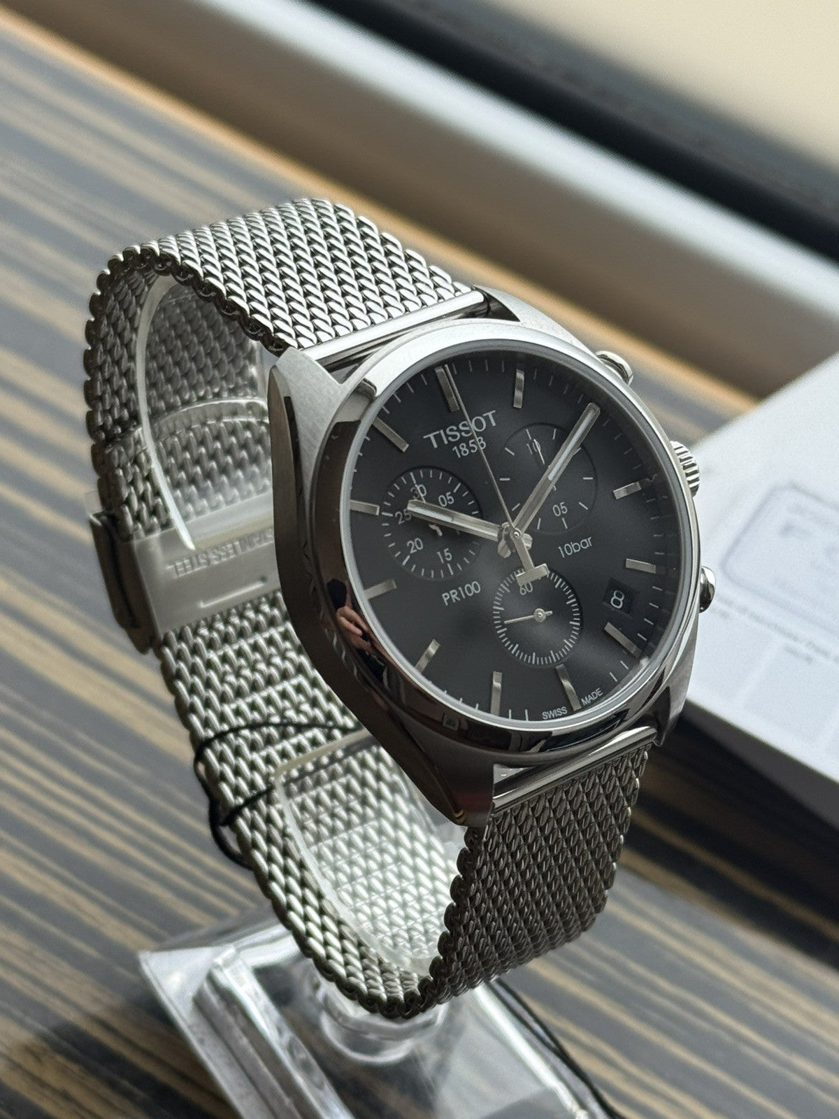 Tissot PR100 Chronograph Brand New / Full Set black