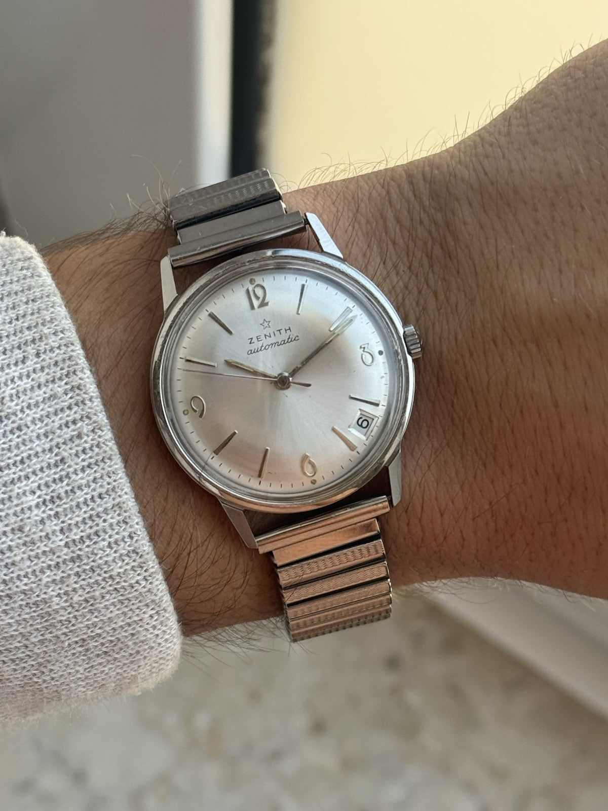 Vintage Zenith Automatic Watch 34mm Cal: 2542PC