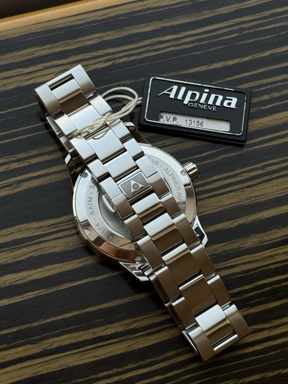 NOS Alpina Alpiner Black Automatic Watch