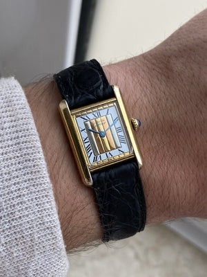 Must de Cartier Tank Vermeil Cuarzo