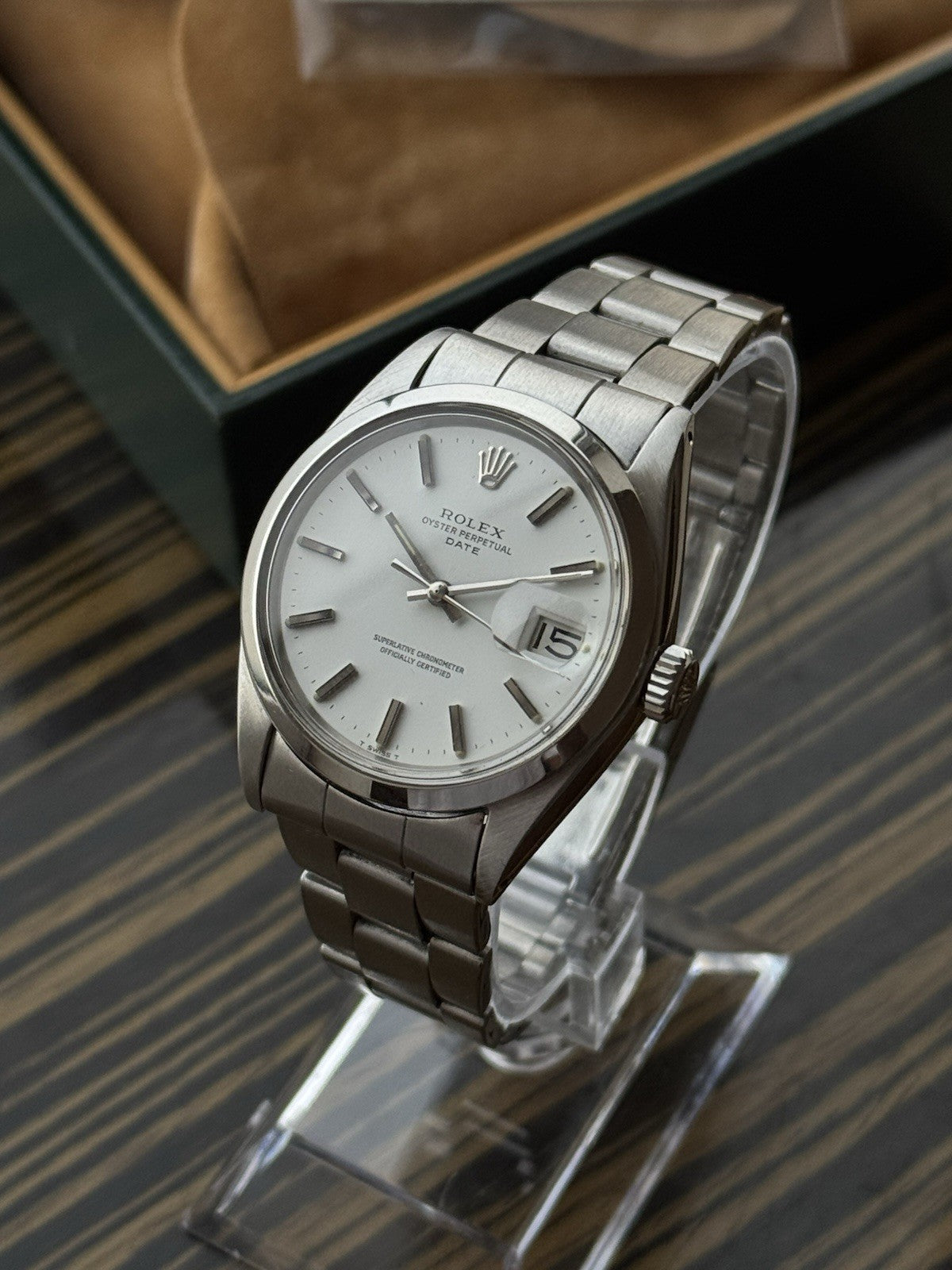 Rolex Date 34mm Automatic Vintage Watch Ref 1500