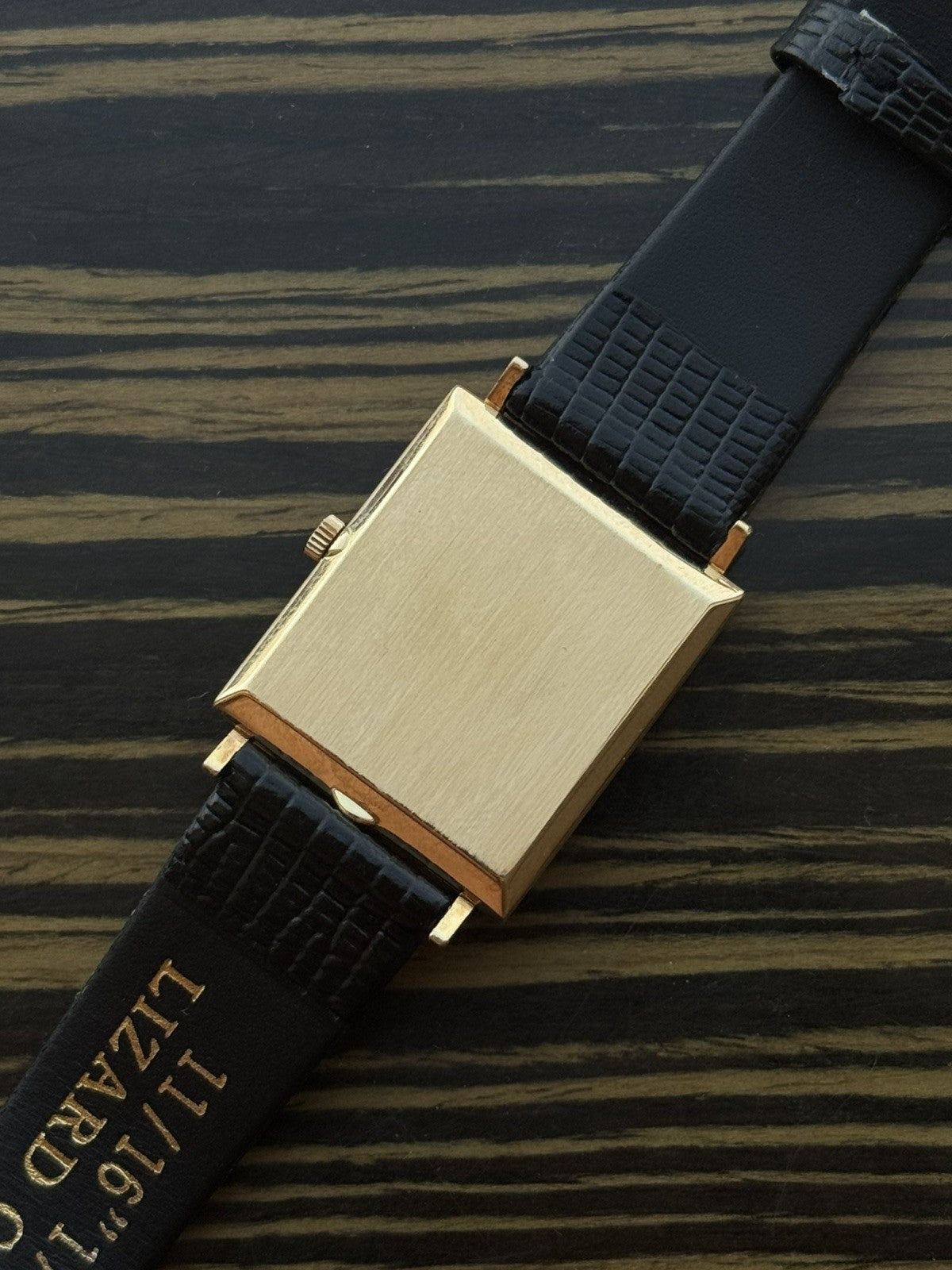 Rolex Cellini Vintage 18kt golf tank watch 