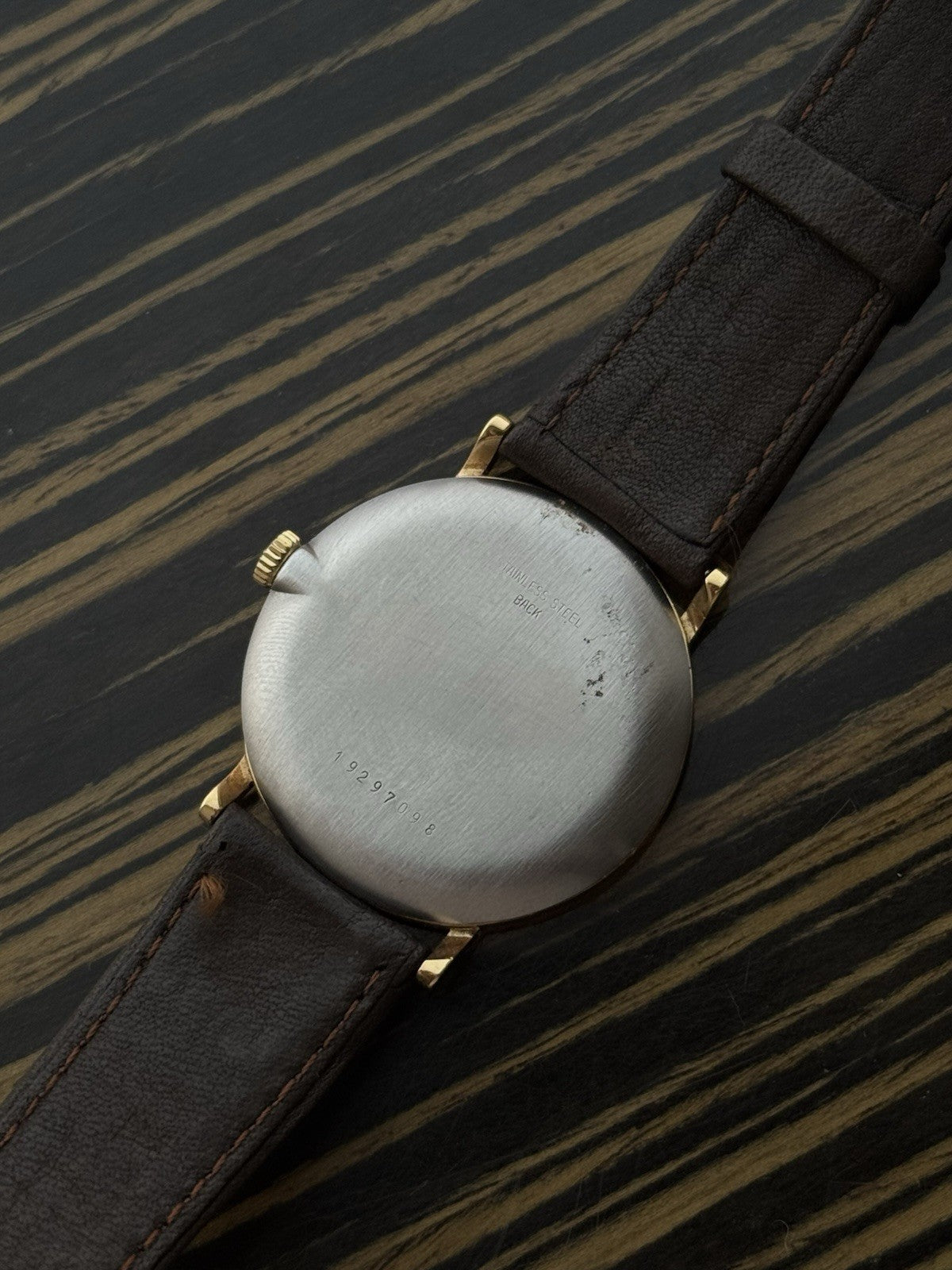 Longines Vintage Mechanical Watch 33mm Gold Tone For Men