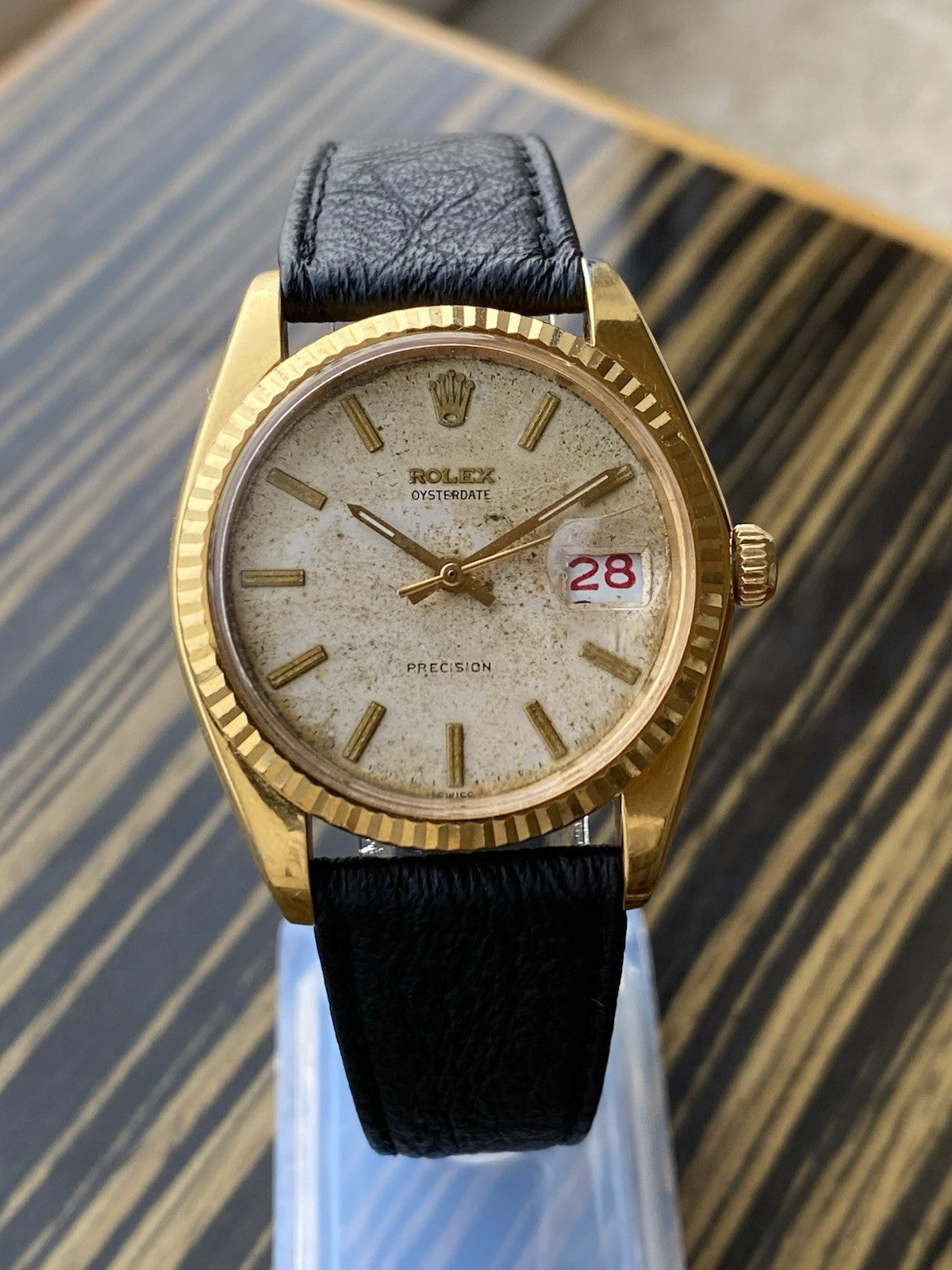 Rolex OysterDate Precision Vintage Watch Ref 6694