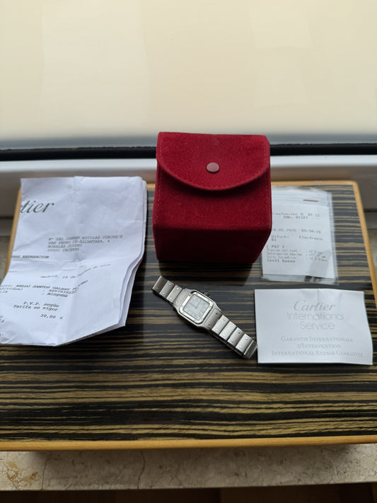 Vintage Cartier Santos Galbée Quartz ladies watch 