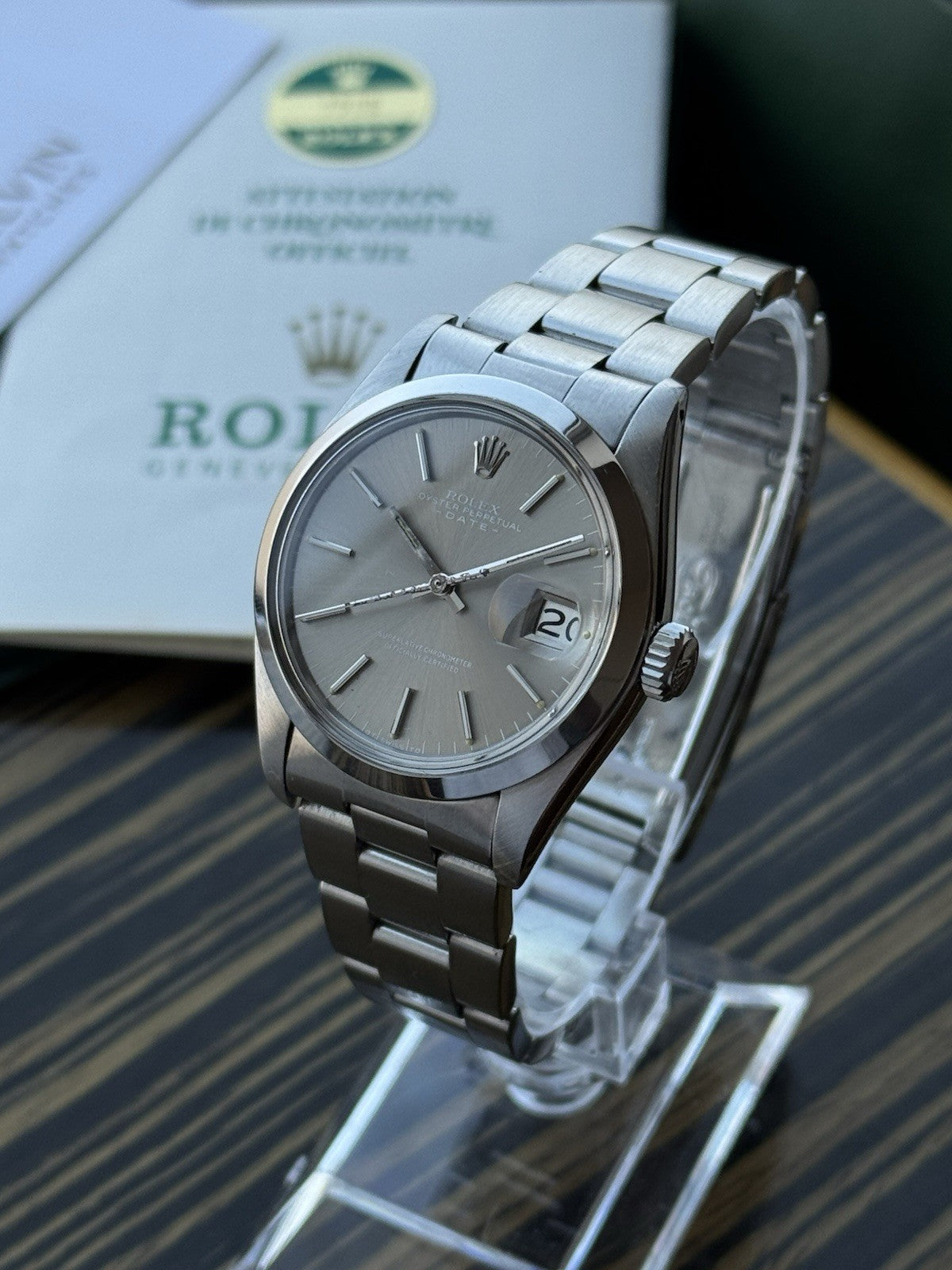 Rolex Date 34mm Full Set Automatic Vintage Watch Ref 1500