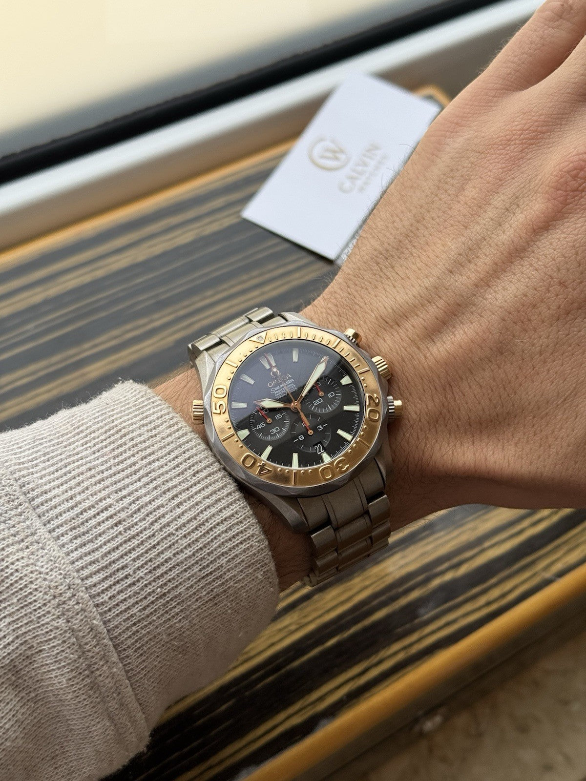 Omega Seamaster Chronograph Titanium & Rose Gold – Ref. 2294.52