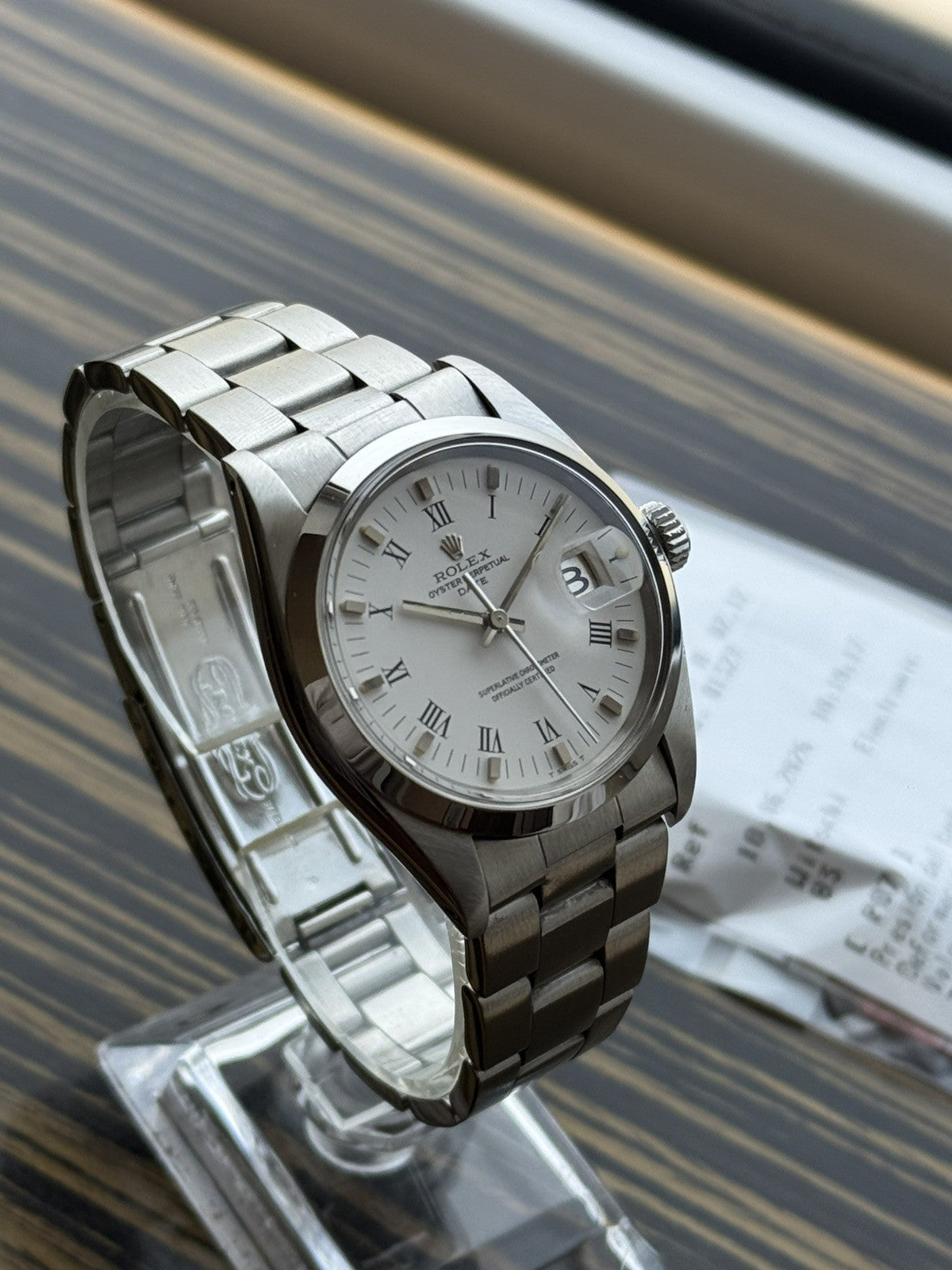 Rolex Date 34mm Automatic Vintage Watch Ref 1500