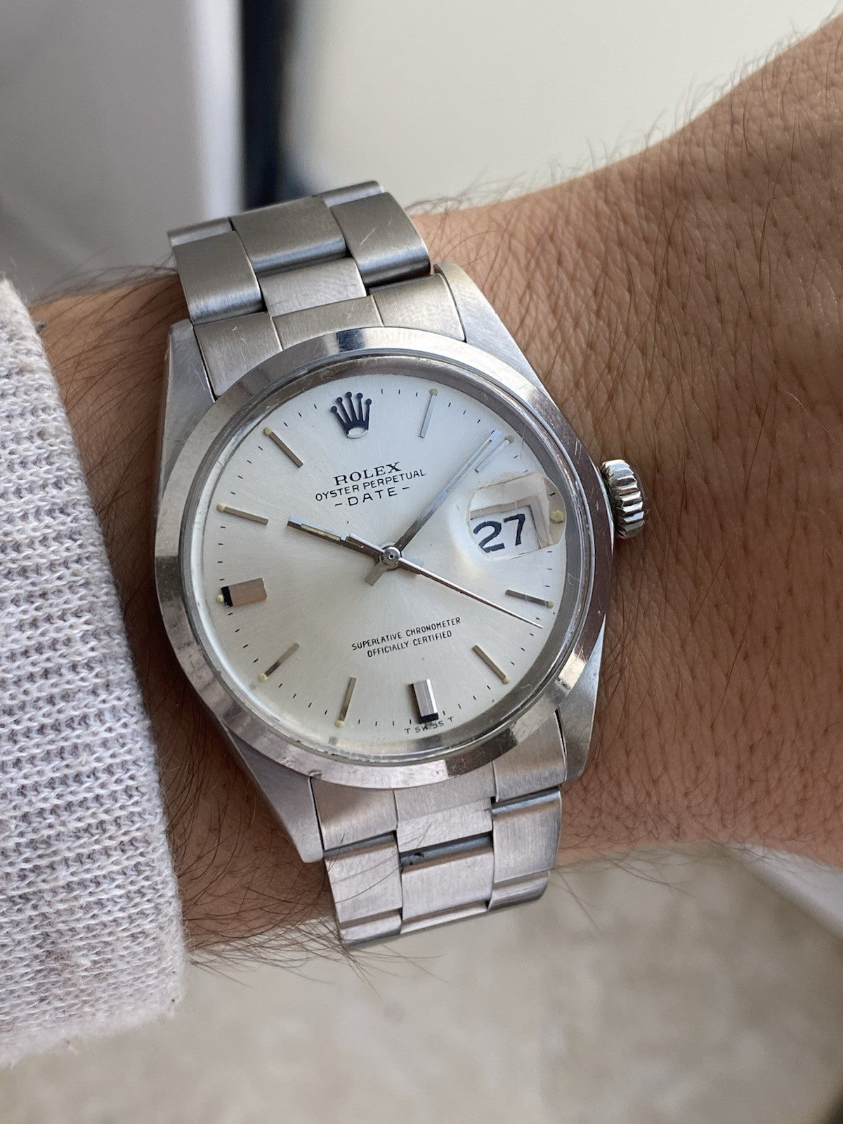 Rolex Date Automatic Vintage Watch Ref 1500