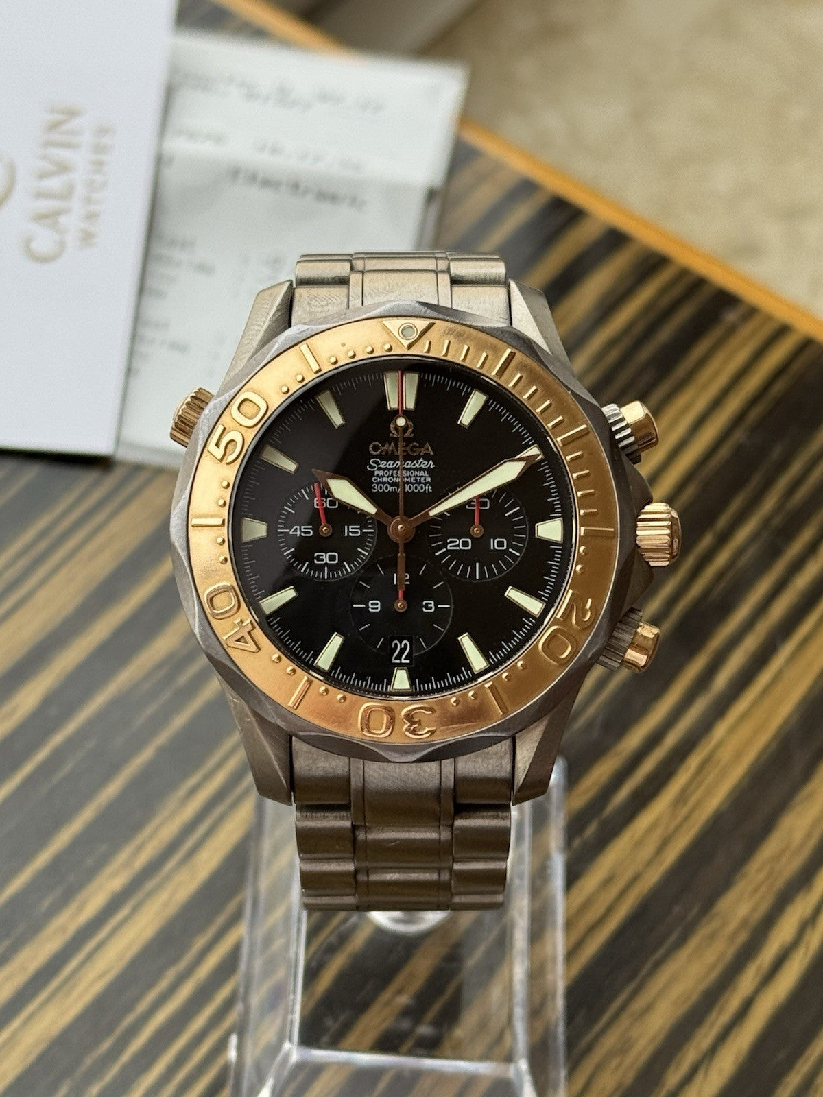 Omega Seamaster Chronograph Titanium & Rose Gold – Ref. 2294.52
