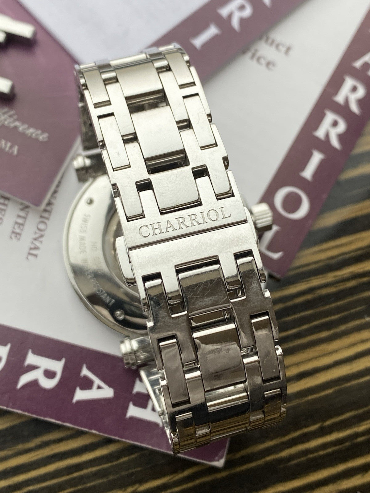 CHARRIOL ROTONDE RT42 Automatic Watch White Stainless Steel With Papers