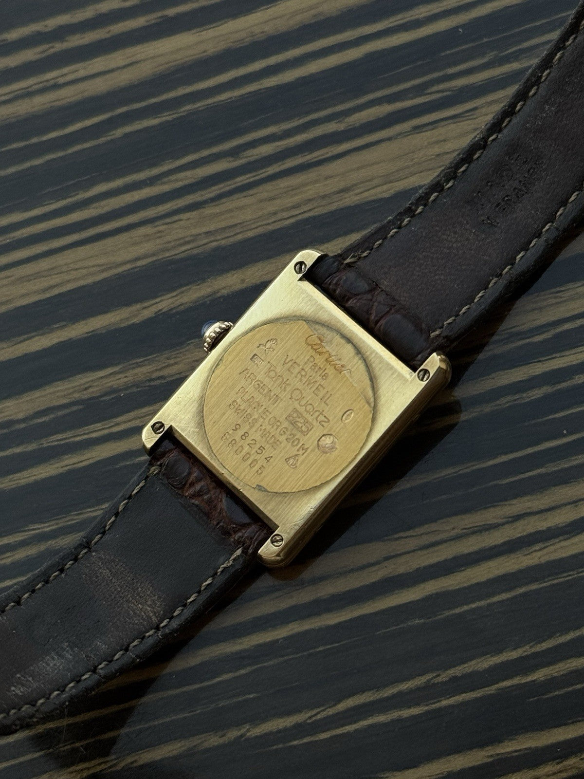Must de Cartier Tank Quartz Ref 590005