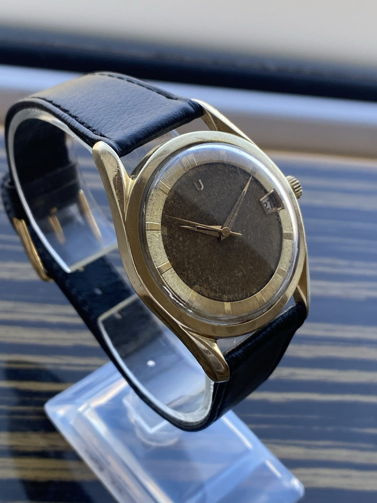 Universal Genève Polerouter Date Automatic Vintage Watch