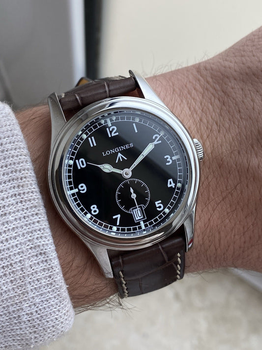 Longines Heritage Military Automatic limited edition, New Old Stock Full Set