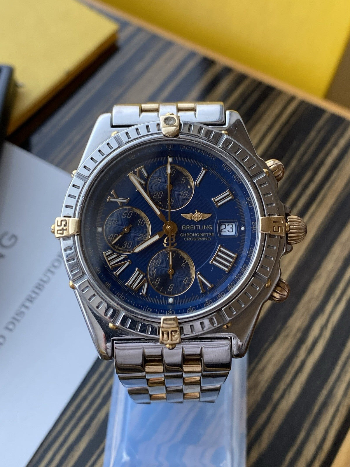 Breitling Crosswind 43mm  Automatic Chronograph Watch B13355