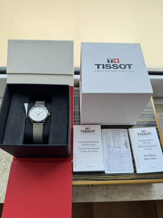 Tissot Bella Ora Small Second Lady quartz Brand New / Full Set / white