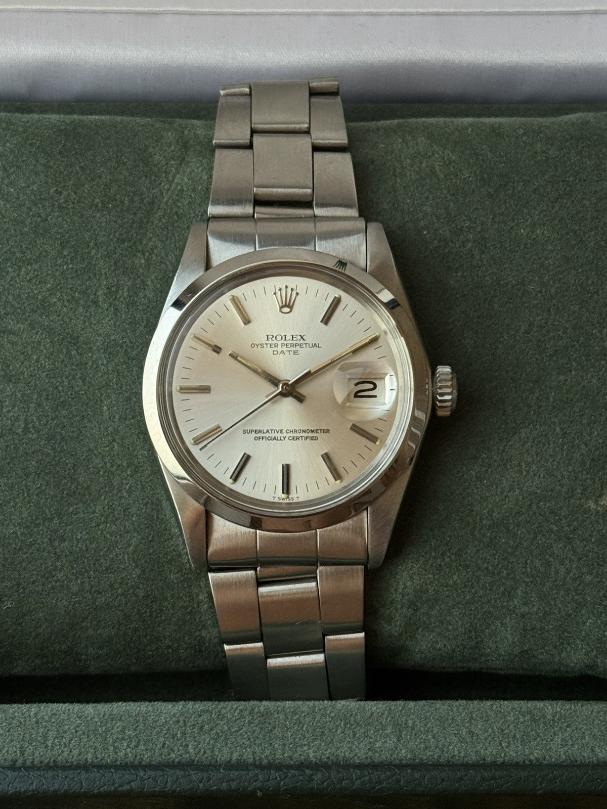 Rolex Date Automatic Vintage Watch Ref 1500 